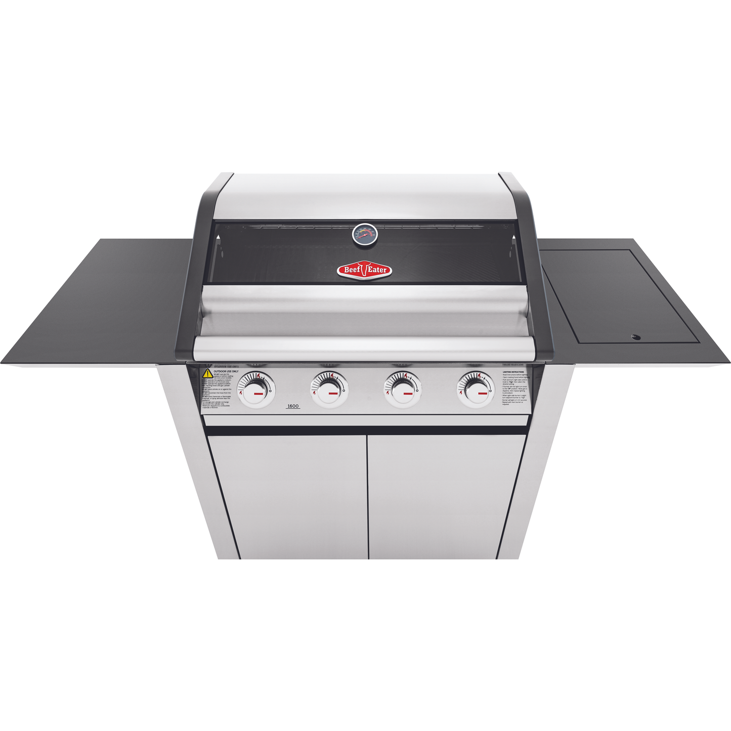 BeefEater 1600S Series - 4 Burner BBQ & Side Burner Trolley (BMG1641SBE 5060912591374)