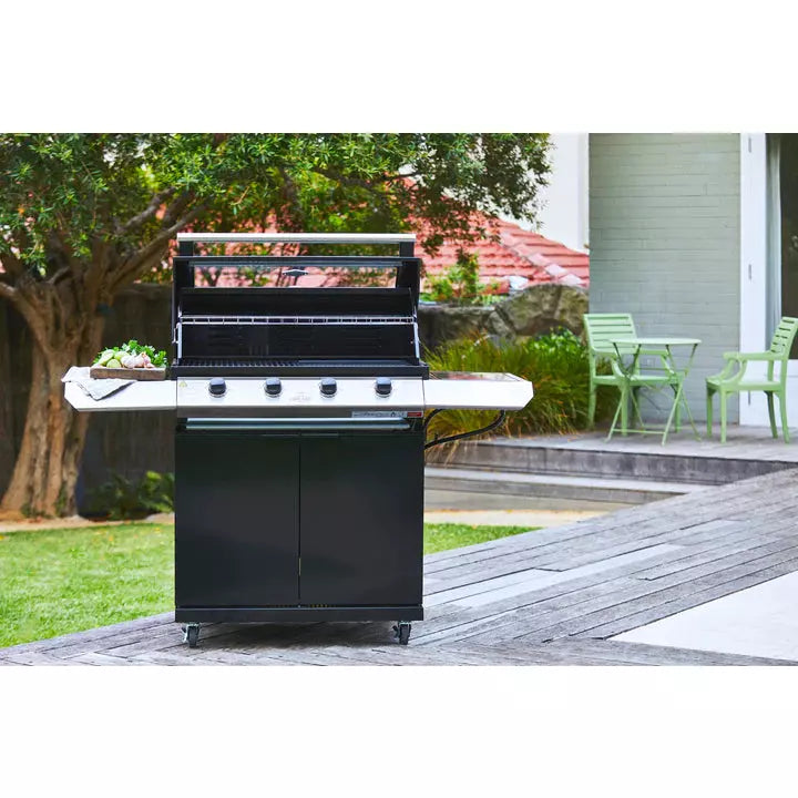 BeefEater 1200E 5 Burner BBQ & Side Burner Trolley (BMG1251BBE 5060569418215)