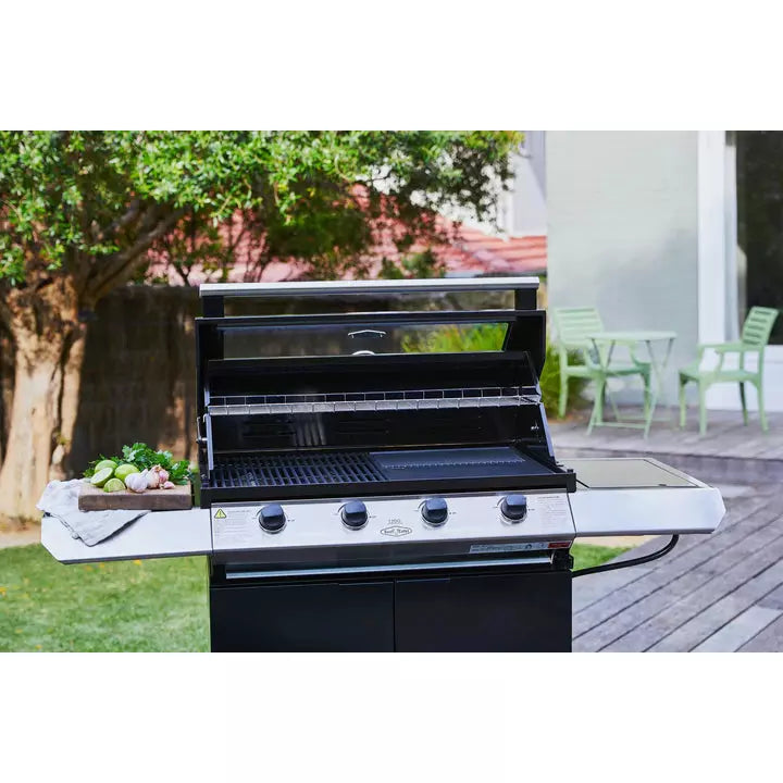 BeefEater 1200E 5 Burner BBQ & Side Burner Trolley (BMG1251BBE 5060569418215)