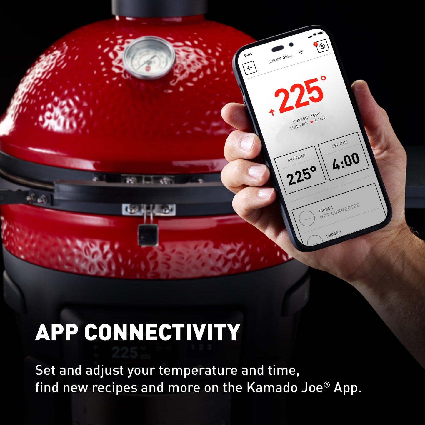 Kamado Joe® Classic Konnected Joe™ Digital Charcoal Grill and Smoker
